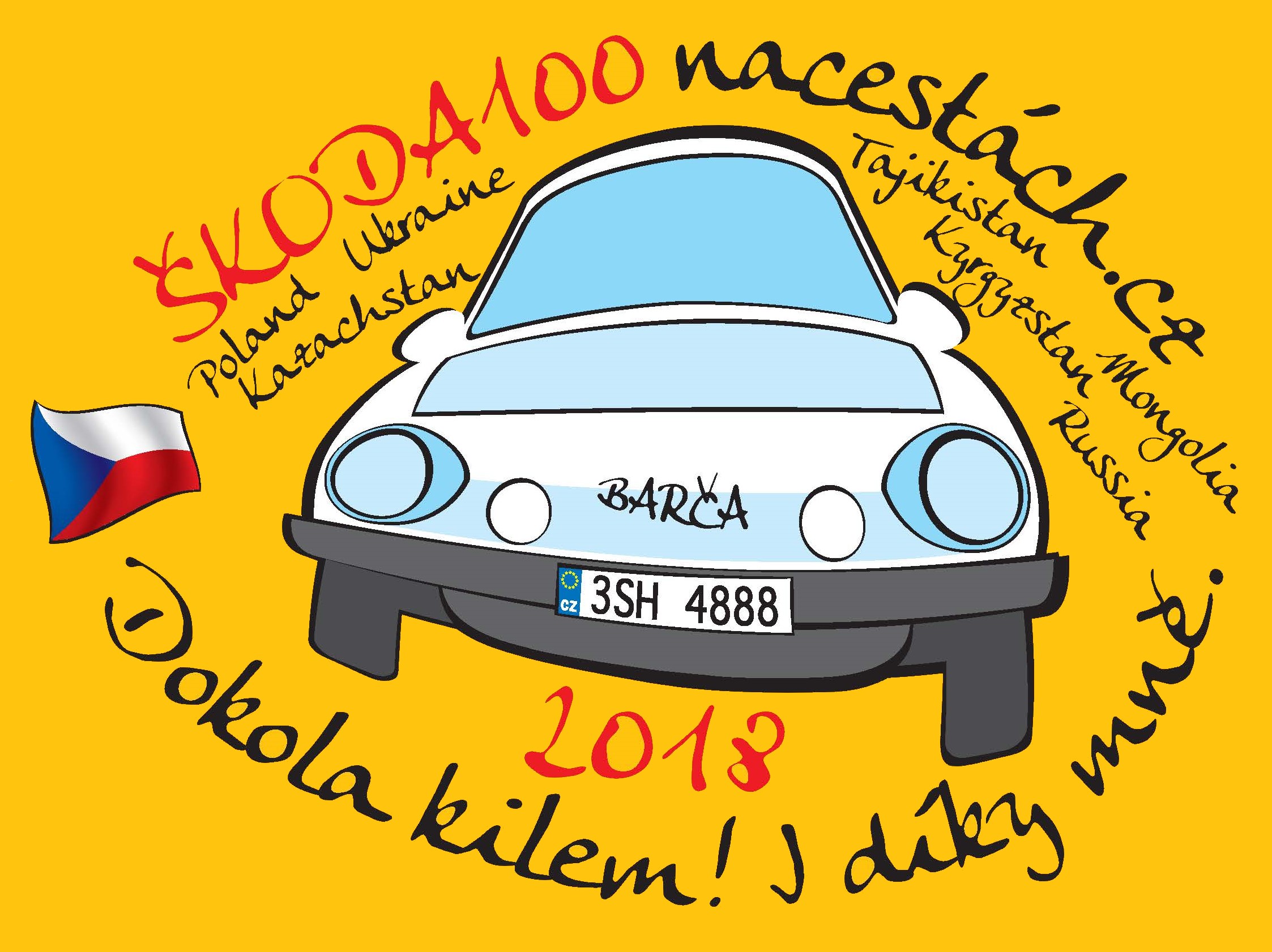 koda 100 na cestch